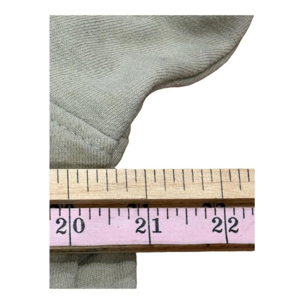 Nantucket Whaler Polo Shirt Men L Sage Green Long Sleeve Collared Button Cuff - Picture 4 of 6